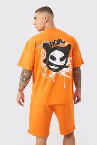 Conjunto deportivo para hombre de alta calidad, conjunto de chándal de algodón, pantalones cortos y camisetas de estilo casual, chándales de verano, conjunto de 2 piezas. - Product Image 3