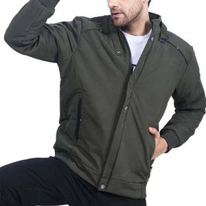 Nuevo estilo de moda High Street hombres Casual Stand Collar impermeable poliéster bombardero chaquetas Pakistán mejor servicio diseño personalizado - Product Image 1