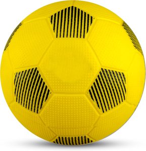 Haute rétention d'air 32 panneaux ballon de football jaune Machine cousue Football d'intérieur léger et durable pour les joueurs de loisirs - Product Image 3