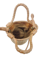 Sac bandoulière Hobo de luxe en cuir véritable marron, tissé à la main, style bohème, sac fourre-tout à tissage diagonal en cuir tressé pour femme, idéal pour l'extérieur