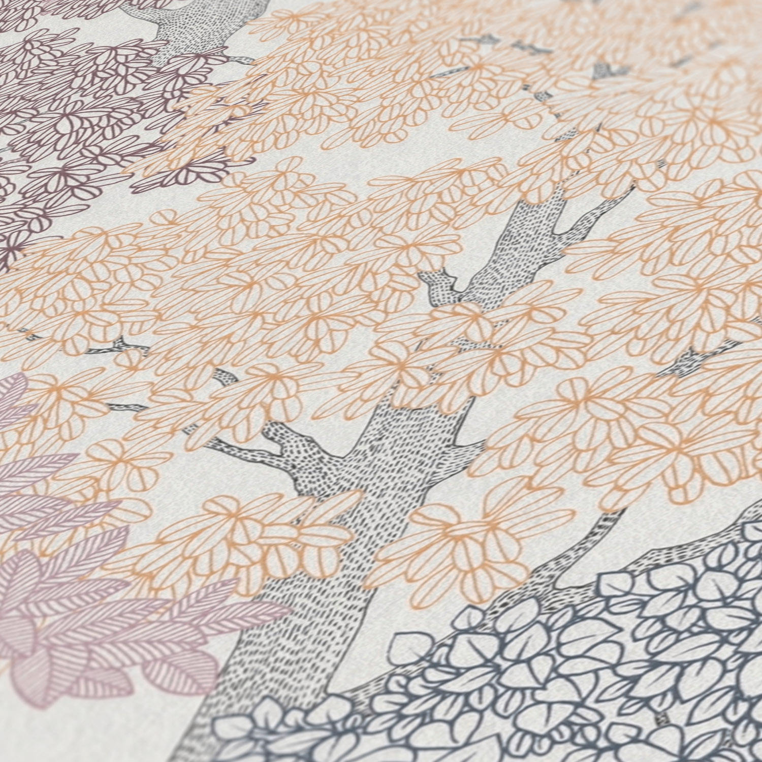 สีฟ้าสีส้มสีเทา