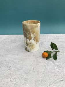 Gobelets en corne de buffle naturel Viking Verres durables faits à la main de style ange pour café thé eau cadeau de mariage - Product Image 4