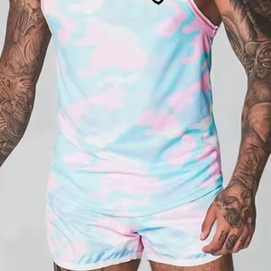 Camiseta sin Mangas Deportiva para Hombre de Poliéster de Alta Calidad, Ecológica, Transpirable, de Secado Rápido, Estilo Vintage, Ropa Deportiva para Gimnasio, Ropa Activa - Product Image 3