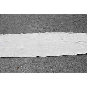 Vintage Turkish Rug, 2.2x7.6 ft <b>Runner</b> Rug, White <b>Green</b> Bordered Rug - Product Image 3