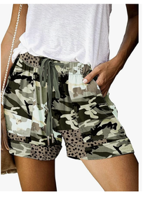 Shorts pour femmes respirants, en coton d'été, Bangladesh, confortables, taille élastique, cordon de serrage, shorts décontractés avec poches, taille plus - Product Image 4