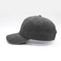 Casquettes de baseball unisexe en polyester/coton avec broderie 3D, vente en gros, effet délavé, pour sports de plein air, respirantes, imperméables et ajustables