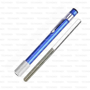 STYLO DE POCHE DIAMANT PIERRE À AFFÛTER COUTEAU LAME DE RASOIR HAMEÇON DE PÊCHE AIGUISEUR PIERRE À DOUBLE EXTRÉMITÉ - Product Image 2