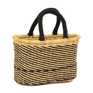 Approvisionnement direct du producteur sacs de stockage en herbiers naturels sac de raphia d'herbe de mer prêt à l'emploi tissé pour l'exportation - Product Image 1