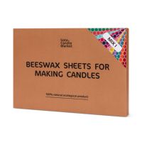 Sotacandlemarket Fabricante Kit DIY para Hacer Velas de Cera de Abeja para Niños, MIX 1 Color, Gama de 48+ Hojas de Colores de Lujo, Juguete Educativo