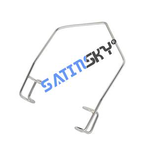 Alm Retractor de autorretención Acero inoxidable 4x4 Dientes Puntas romas 2,75 "(7cm) Acero inoxidable Grado alemán Ortopédico de alta calidad - Product Image 5