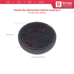 BDP1135 ปุ่มปรับเอนหลังแบบหมุนด้านหน้า สีดำ 1J0881671H สำหรับ - Product Image 6