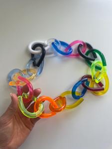 Chaîne décorative murale en résine époxy de qualité supérieure, accent moderne, chaîne décorative murale en résine époxy abstraite à prix avantageux - Product Image 4