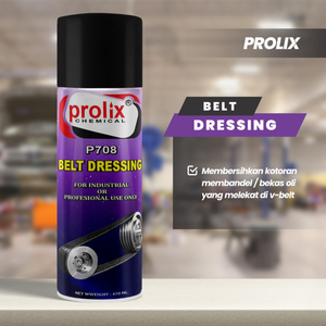 Prolix Belt Dressing Spray es un lubricante y adhesivo líquido de primera calidad para eliminar chirridos, deslizamientos y aumentar el agarre del cinturón. - Product Image 6