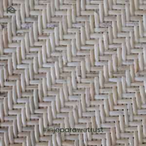 Chaise en bois naturel artisanale avec siège en paille tissé à la main, chaise bohème rustique, meubles artisanaux en teck massif et acajou Sungki - Product Image 5