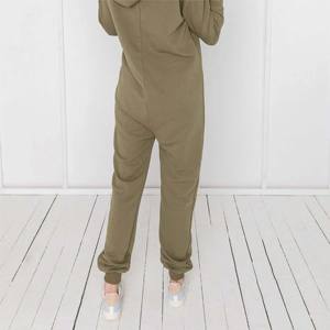 Soft and Stylish Women <b>Fleece</b> Onesie - Comfortable One-Piece <b>Pajama</b> - Perfect for Lounging and Bedtime - Product Image 5