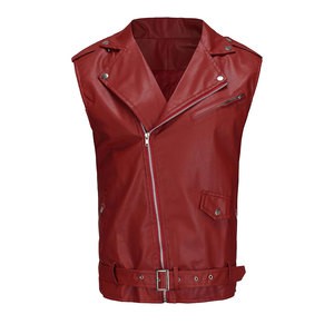 Chaleco de Cuero para Hombre, Casual, sin Mangas, Cálido para Invierno, Transpirable, Impermeable, de Secado Rápido, de Alta Calidad, Precio al por Mayor - Product Image 1
