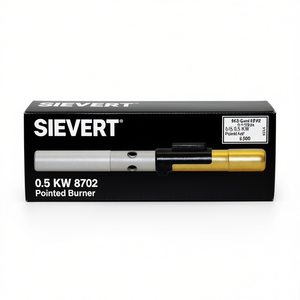 หัวพ่นแก๊ส SIEVERT 0.5 กิโลวัตต์ รุ่น 8702 หัวแหลม เส้นผ่านศูนย์กลาง 15 มม. อัตราการใช้แก๊ส 40 กรัม/ชม. ที่แรงดัน 2.0 บาร์ สำหรับงานโลหะ - Product Image 3