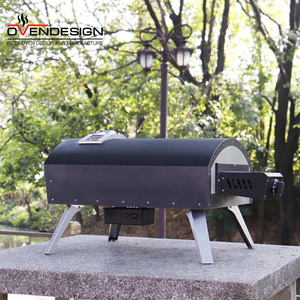 เตาอบพิซซ่าแก๊สแบบตั้งพื้นเคลื่อนย้ายได้ Ovendesign ขนาด 16 นิ้ว พร้อมหินหมุนอัตโนมัติ 500 องศาเซลเซียส ป้องกันควัน ไม่ติดกระทะ สำหรับใช้ในครัวเรือน - Product Image 5
