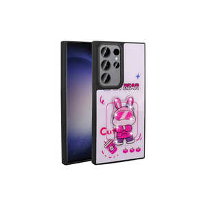 Funda de Silicona Blanca con Figura Icónica en Relieve Brillante HRMN Amas para Samsung Galaxy S22 Ultra, en Caja - Product Image 1