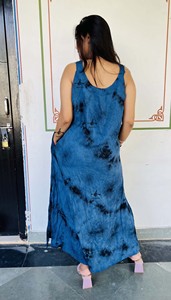 Vintage Printed Long <b>Dress</b> Vintage Boho Gypsy Hippie Women Cotton Material Light Weight <b>Dress</b> Indian One Piece Attire - Product Image 2