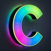 Enseigne lumineuse 3D personnalisée en lettres LED RGB en acrylique pour café, enseigne murale pour café