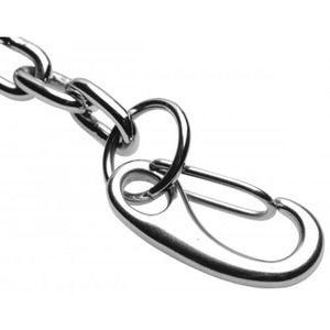 Estirador de testículos de acero inoxidable con peso, equipo BDSM para romper testículos, para gays. - Product Image 2