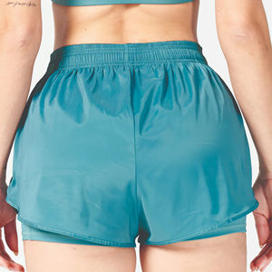 Pantalones cortos de alta calidad para mujer a precio bajo al por mayor, pantalones cortos de chándal cómodos con cordón de verano informales de colores sólidos para mujer - Product Image 3
