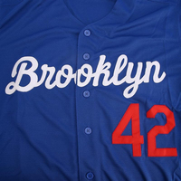 Maillots de baseball royaux en gros, uniformes de baseball unisexes de haute qualité, logos personnalisés, noms d'équipes, numéros imprimés, tailles plus grandes