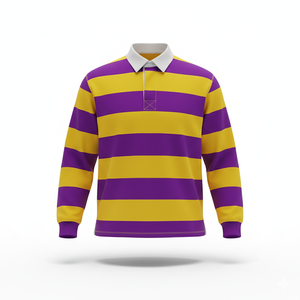 Hombres Retro Rugby Polo Camisa Casual Pullover Algodón Streetwear Top - Product Image 6