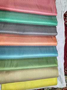 ผ้าทอมือผ้าไหมเทียมหลากสีพิมพ์ลายธรรมดาสำหรับนักออกแบบชุดแต่งงานผ้าทอมือ100% งานออกแบบได้ตามต้องการ - Product Image 6