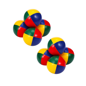 Bolas de malabares para niños y niñas, Kit de malabares para principiantes, suaves, fáciles, Multicolor, duraderas, nuevas - Product Image 1