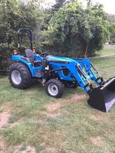 NEW/USED LS Mini Tractor with Front Loader and Backhoe Diesel Engine Load MOOG Hydraulic <b>Pump</b> for Personal - Product Image 3