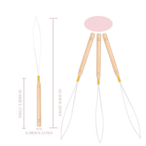 Jackbilly Thép Không Gỉ Tóc Mở Rộng Vòng Lặp Kim Threader Micro Vòng Lặp Nano Hạt Thiết Bị Cho Tóc Lông Phần Mở Rộng - Product Image 4