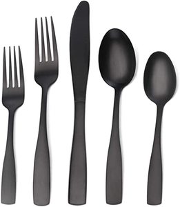 Juego de cubiertos de acero inoxidable con extremo de nudo, juego de cubiertos con acabado brillante para restaurantes - Product Image 6