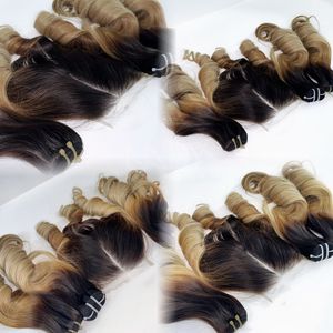 Bundles de cheveux humains Cheveux vietnamiens bruts rebondissants Grand stock de cheveux vierges de qualité supérieure Ensemble d'expédition rapide Bundle et Closure - Product Image 5