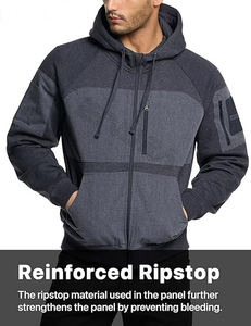 Sweat à capuche thermique en coton confortable pour hommes pour un confort ultime en hiver - Product Image 6