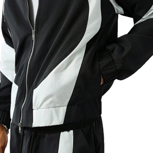 Conjunto Deportivo de Dos Piezas para Hombre, Talla Grande, Ligero, de Malla Elástica de Nailon, Cortavientos, Estilo Holgado, Ecológico, para Invierno 2025 - Product Image 5