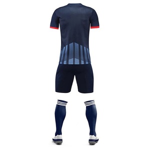 Conjunto de Camiseta de Fútbol Personalizada por Sublimación para Adultos |   Uniforme de Entrenamiento de Fútbol para Hombre de Secado Rápido |   Uniformes Deportivos OEM: Pantalones Cortos y Camiseta - Product Image 4
