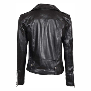 Vêtements populaires de style tendance Veste en cuir respirante pour femmes Meilleures ventes Vestes en cuir pour femmes à bas prix - Product Image 2