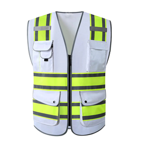 100% poliéster transpirable de secado rápido a prueba de viento personalizar Logo precio bajo chaleco de seguridad - Product Image 1