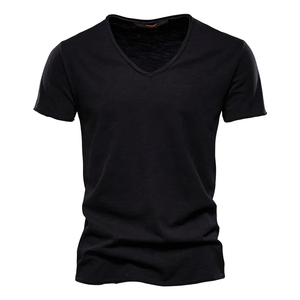 Vente en gros T-shirt imprimé à la mode avec logo personnalisé T-shirt uni pour hommes T-shirt de haute qualité pour hommes Nouveau - Product Image 2