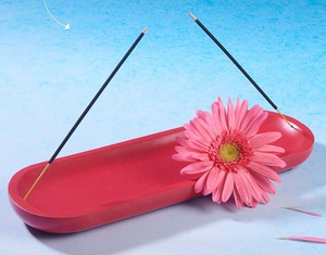 Colorido Mango Ash Catcher 12x4 Incienso Stick Holder Durable 2 Soporte de fragancia Uso en interiores y exteriores High Agarwood al por mayor - Product Image 4