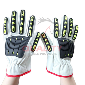 Guantes de seguridad de alta resistencia con protección reforzada para palma y dedos Agarre duradero para trabajos de construcción y reparación - Product Image 1