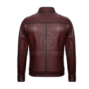 แจ็กเก็ตหนัง PU แฟชั่นสำหรับผู้ชาย, แจ็กเก็ตฤดูหนาวน้ำหนักเบาสำหรับฤดูใบไม้ร่วงฤดูหนาว - Product Image 2