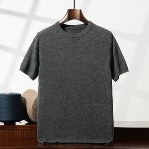 T-Shirt en coton pour hommes Winter Run Unique Solid Pattern Print 300 Gram Tissu tricoté Logo avant Tenue de travail - Product Image 2