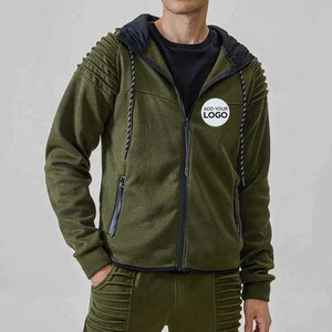 ชุดวอร์ม2ชิ้นสำหรับผู้ชายเสื้อมีฮู้ดและกางเกงวิ่ง - Product Image 5