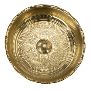 Tazón de Hammam Tradicional de Latón de una Pieza, Elegante Tazón de Baño Redondo para Estilo Otomano - Product Image 3