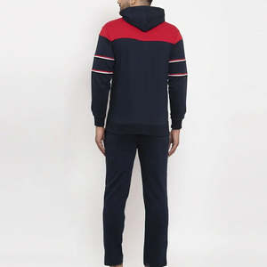 Vente en gros de survêtements respirants confortables et décontractés pour hommes, survêtements deux pièces à fermeture éclair à vendre - Product Image 3