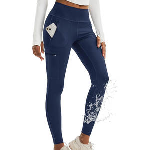 กางเกงเลกกิ้งกีฬาเอวสูงเอวยางยืดสำหรับผู้หญิงกางเกงโยคะไร้รอยต่อแห้งเร็วเป็นมิตรกับสิ่งแวดล้อม - Product Image 1
