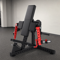 Máquina de curl de bíceps con carga de placas de alta resistencia y reposabrazos ajustables para entrenamiento de fuerza en gimnasios comerciales